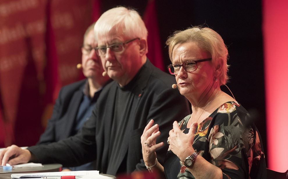 Sektorformand Karen Stæhr og formand for SIND Knud Kristensen