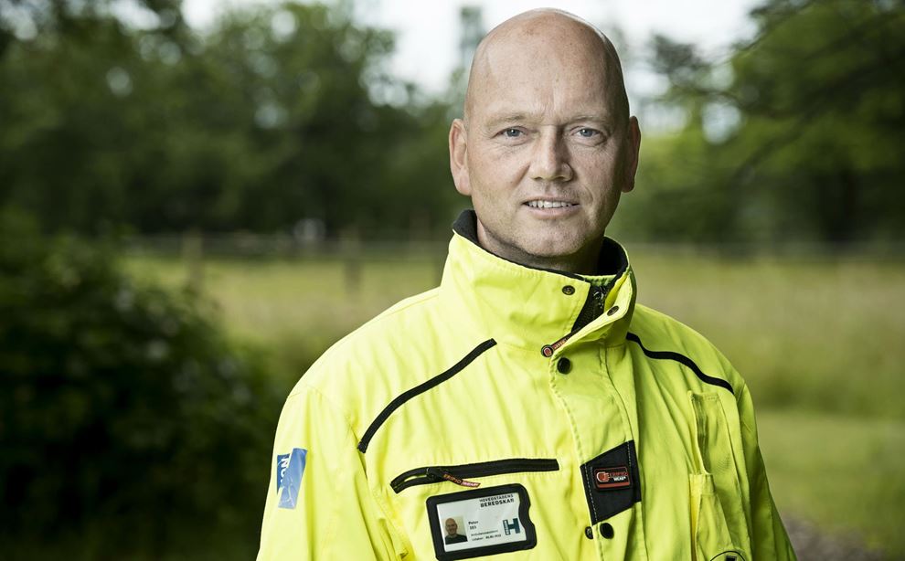 Brandmand Peter Ørnbo siger fra, hvis han hob ryger på private hænder