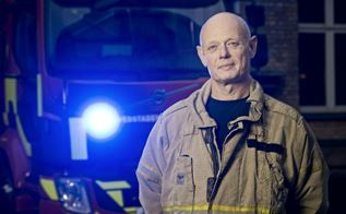 Brandmand Torben Eliassen arbejder i julen