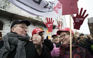 Kvinder til demonstration i Århus