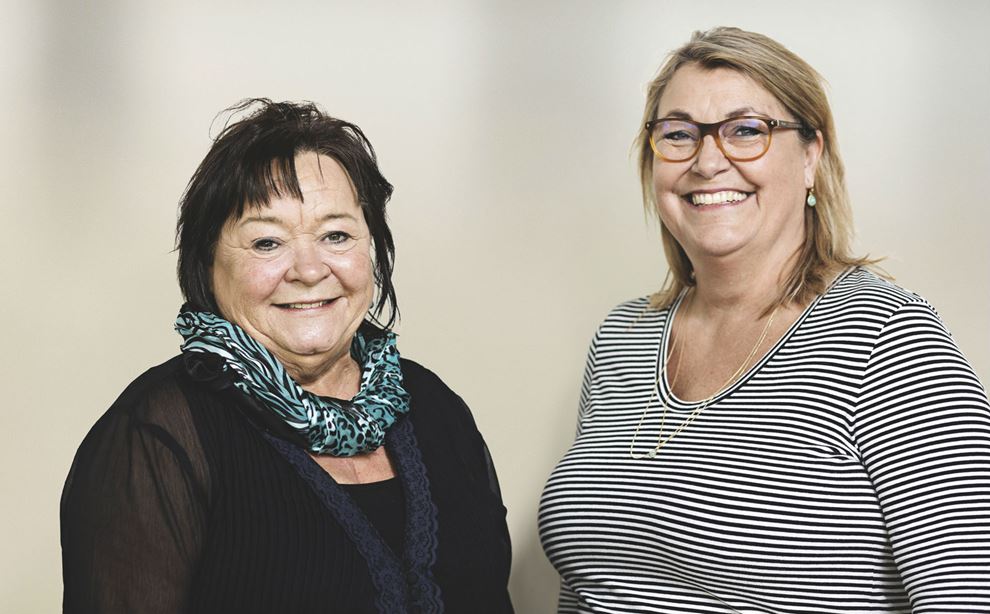Mona Striib og Nanna Højlund 