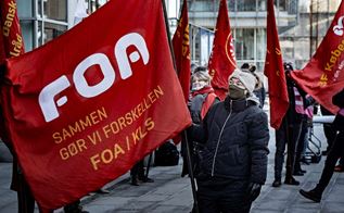 Demo med FOA-flag