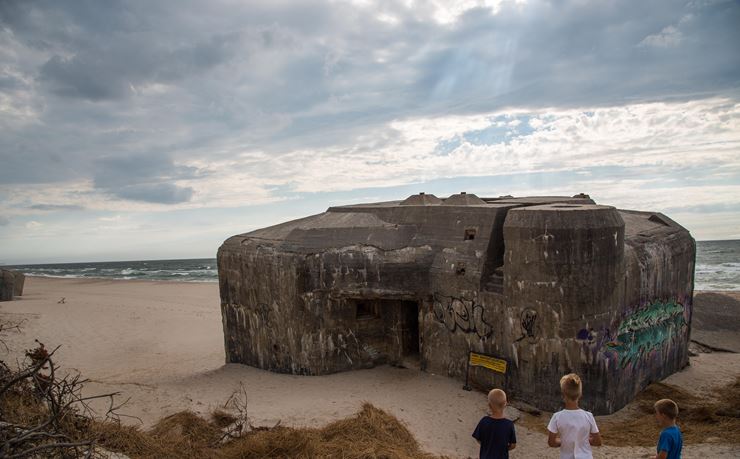 En bunker fra 2. verdenskrig