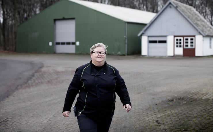 Charlotte Flø Iversen, kantineleder Kærshovedgaard, til nyhedshistorie om OK24