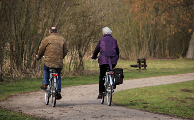 Pensionister på cykel
