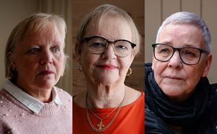 Portræt af Susanne Frimodt Hansen, Jette Gundel og Hanne Egede Sylversten